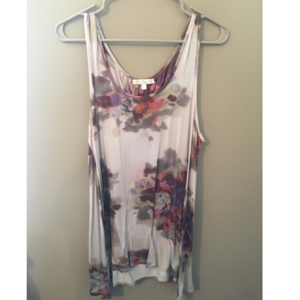 Anthropologie - Weston Wear - Print Tank with Tie in Back